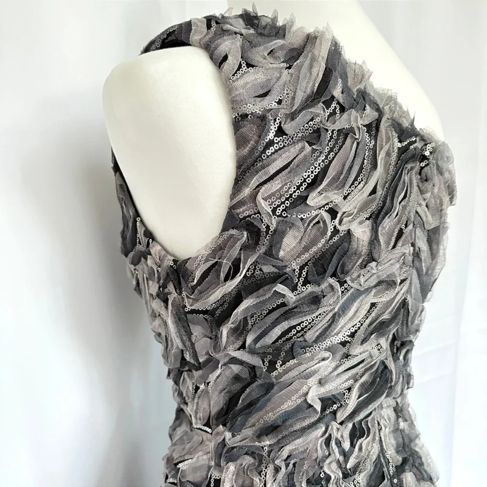 Deadstock Y2k MANDALAY Julian Joyce Sequin Embellished Cocktail Event NYE‎ Dress - Picture 4 of 8